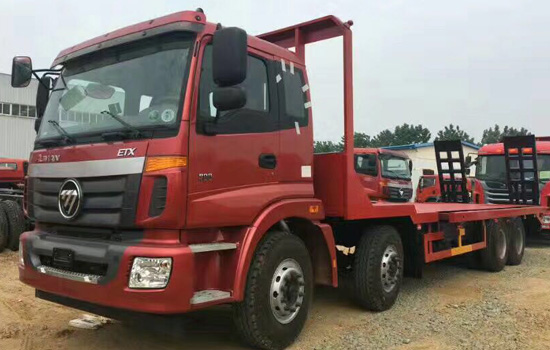 【國五】歐曼前四后八挖機(jī)平板車