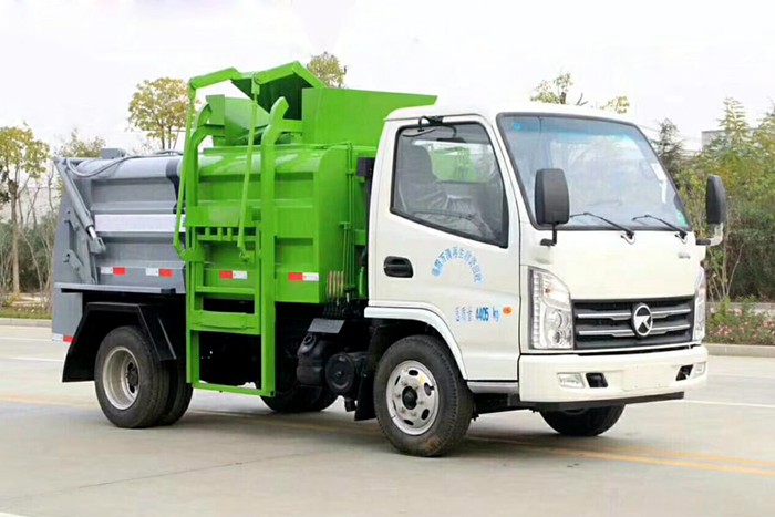 餐廚垃圾車介紹，購買凱馬藍(lán)牌餐廚垃圾車好處