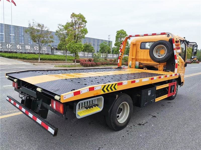 重汽豪曼一拖二藍牌清障車